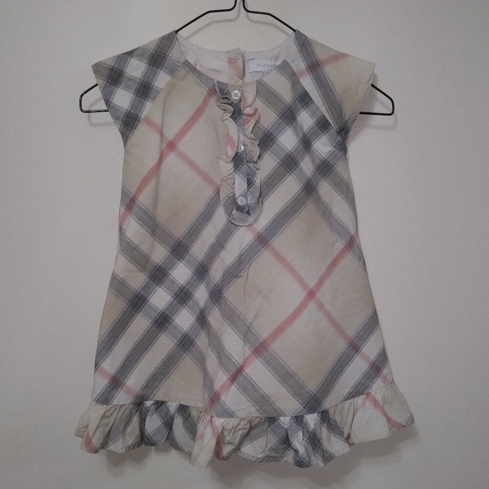 Burberry girls dress size 12 months